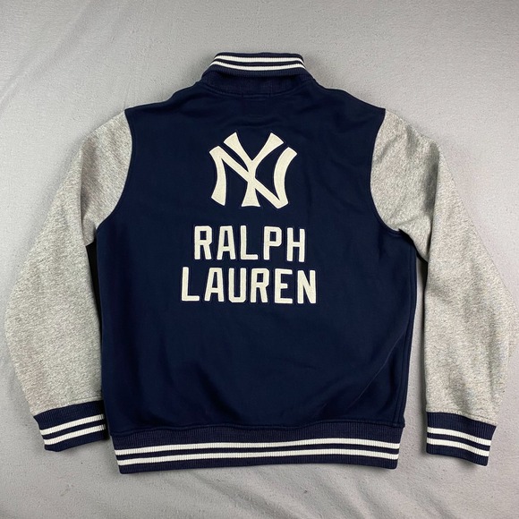Polo Ralph Lauren Other - Polo Ralph Lauren New York Yankees Mens Jacket L bronx Bomber fleece Navy NWT
